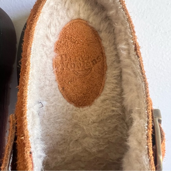 Dr. Martens NEW Unisex ISHAM Faux Shearling Lined Suede Mule Size 11 / 12 #B1904 - Picture 10 of 11
